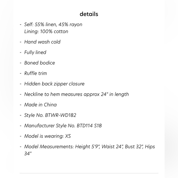 Superdown Emery Off The Shoulder Dress White/Cream Ruffle XS NEW - Picture 9 of 9